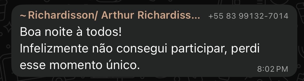 Depoimento de Arthur Richardisson