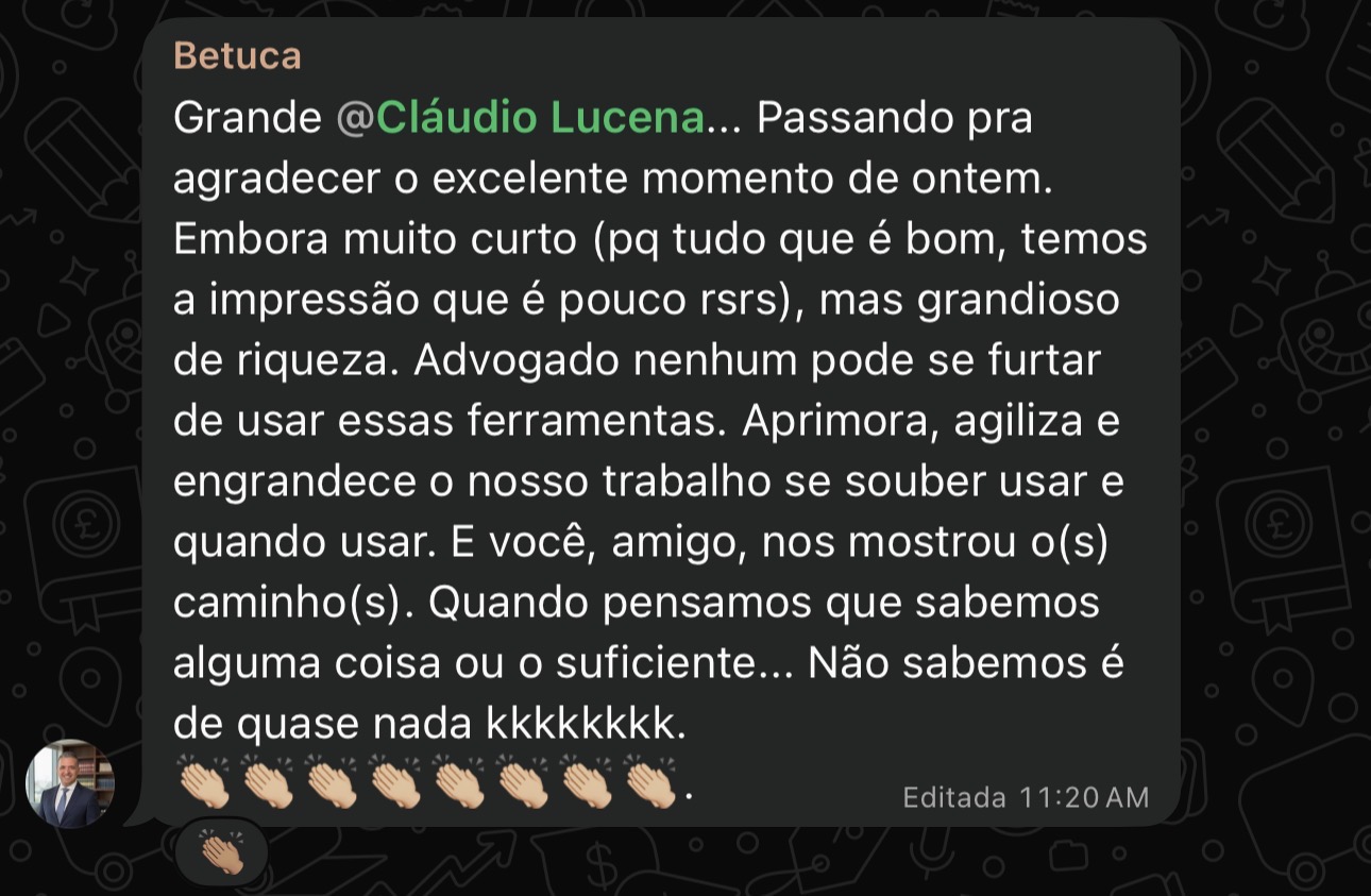 Depoimento de Betuca