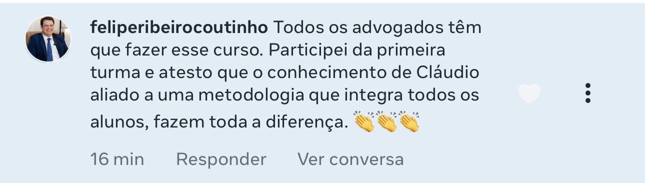 Depoimento de Felipe Ribeiro Coutinho